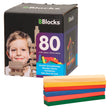 Pannelli da costruzione Bblocks colorati, 80 pz.