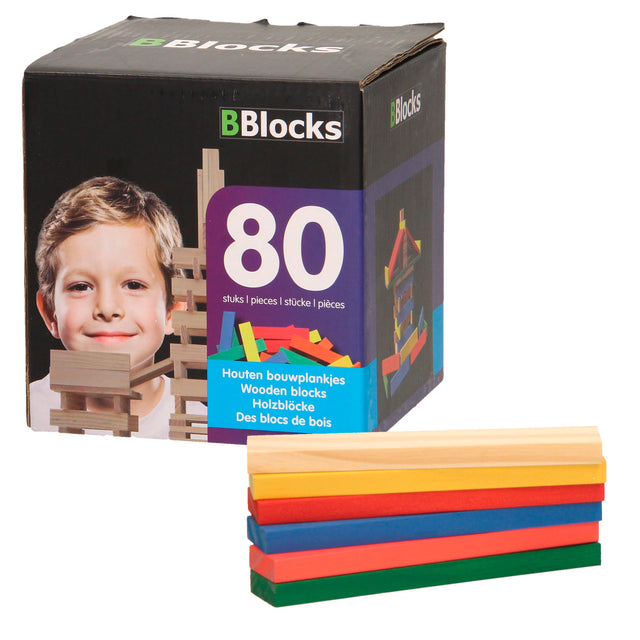 Pannelli da costruzione Bblocks colorati, 80 pz.