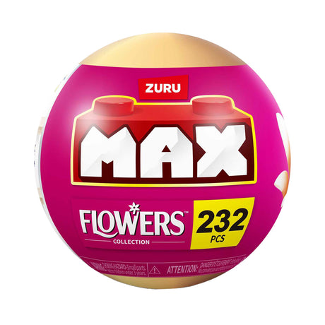 Zuru max premium flowers - set da gioco costruibile in palla a sorpresa