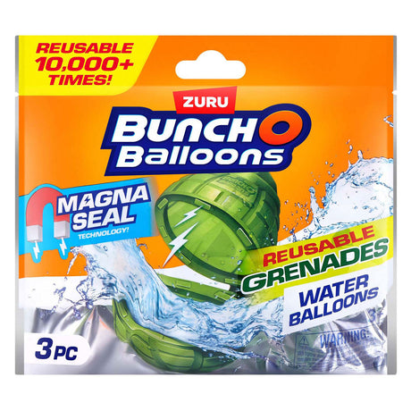Granate magnetiche riutilizzabili Zuru bundle-o-balloons, confezione da 3