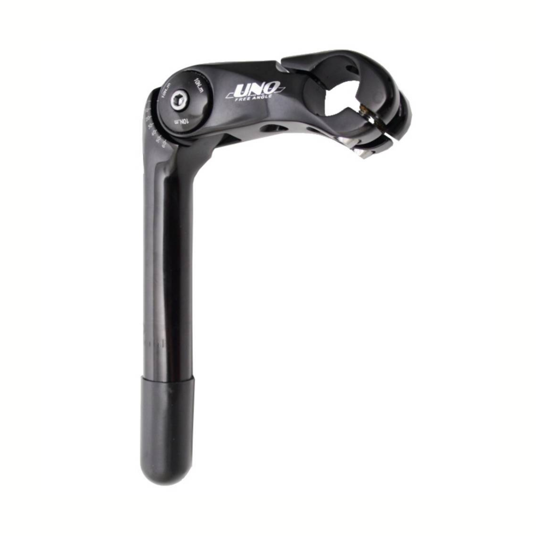 STEM REGOLABILE 80 mm x 25,4 mm- nero