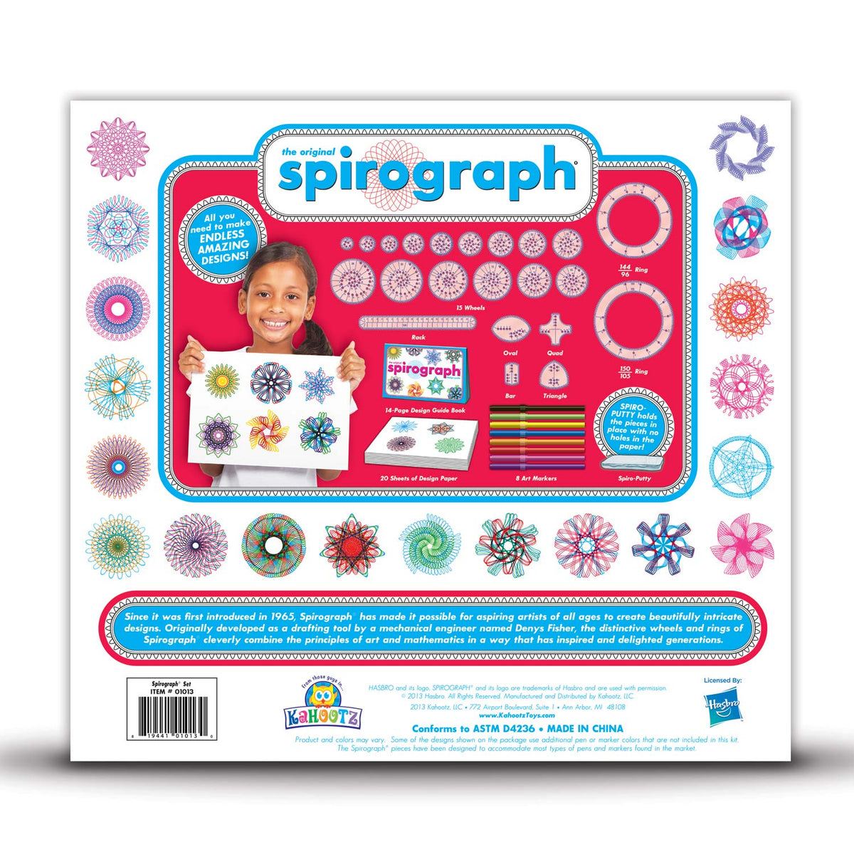 Playset spirografo con pennarelli
