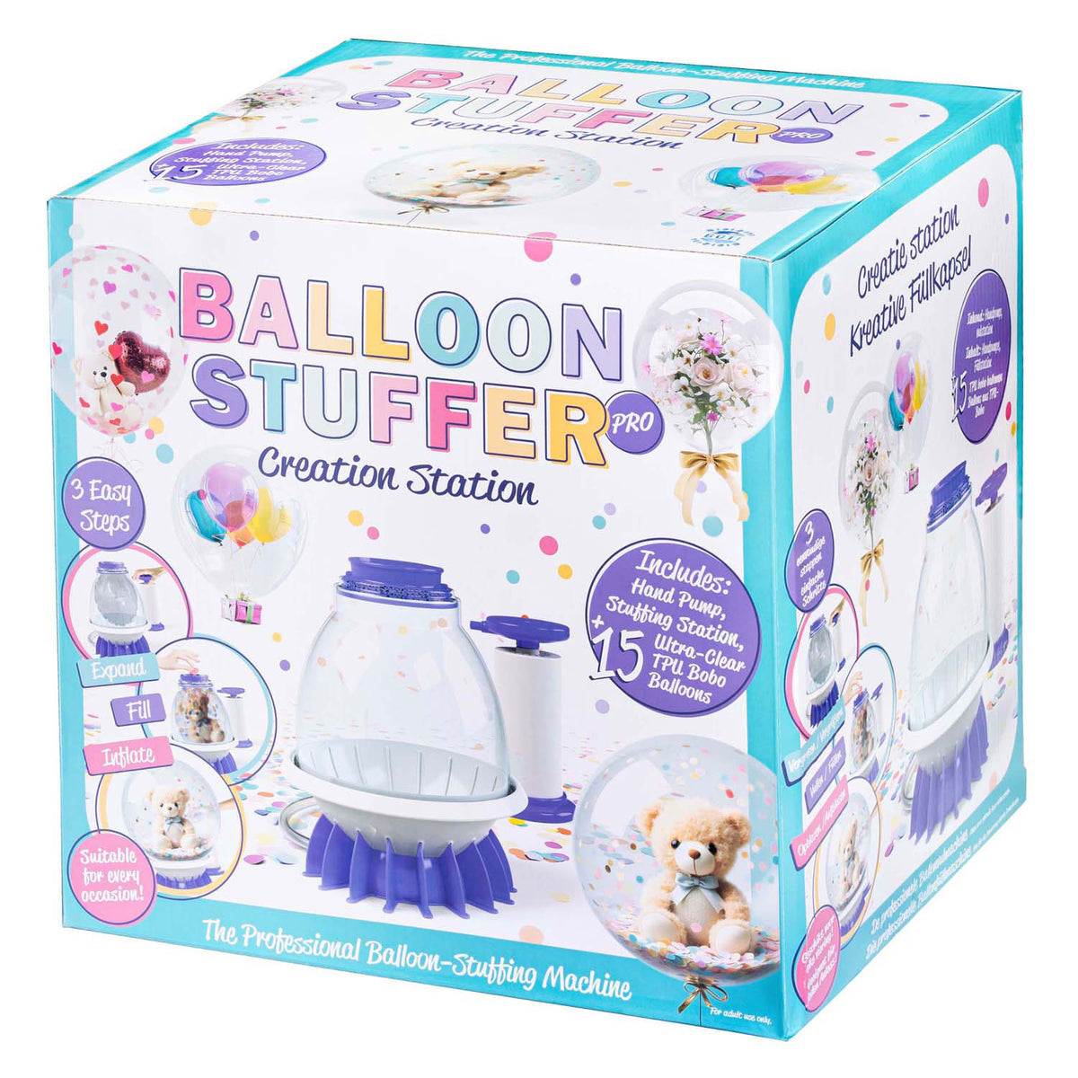 Stazione pro maker per riempimento di palloncini