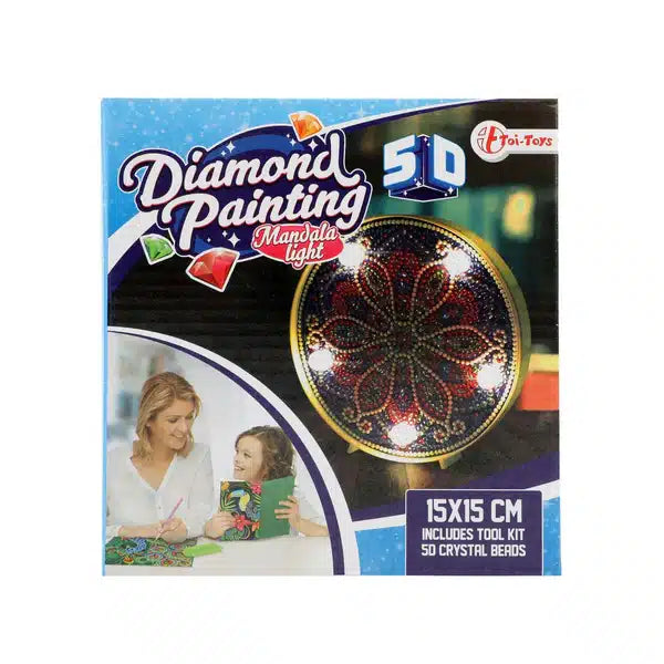 Pittura diamante Toi-toys - lampada mandala