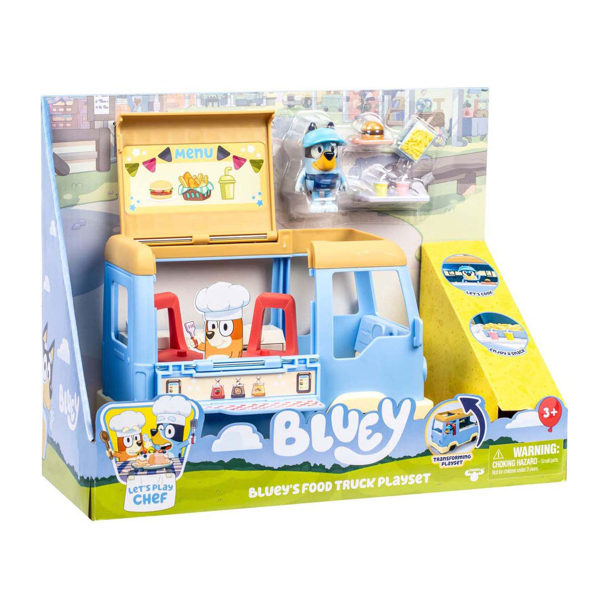 Set da gioco per camion di cibo blu Moose Toys