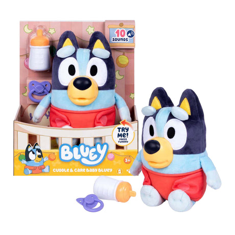 Peluche interattivo Spectron baby bluey da coccolare e prendersi cura