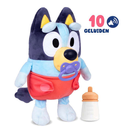 Peluche interattivo Spectron baby bluey da coccolare e prendersi cura