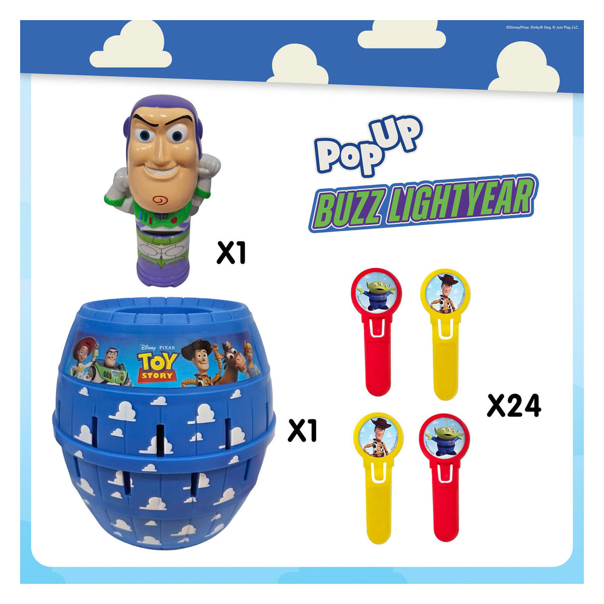 Spectron tomy pop-up buzz lightyear disney