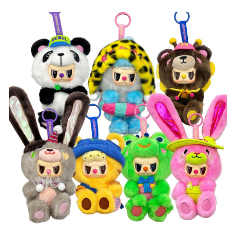 Spectron pop cuppo - personaggi da collezione della serie di animali dell'orso ribelle