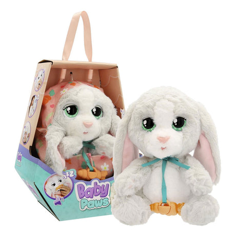 Peluche interattivo Spectron Baby Paws Bunny - 20 cm