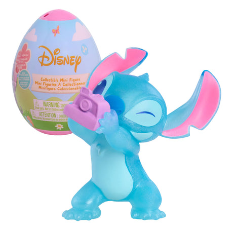 Basta giocare alla mini figura delle capsule a sorpresa Disney Stitch