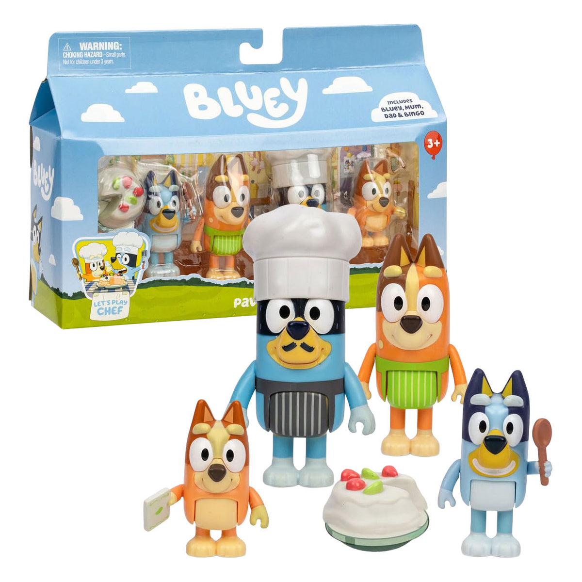Set da gioco per dessert blu Moose Toys - 4 personaggi