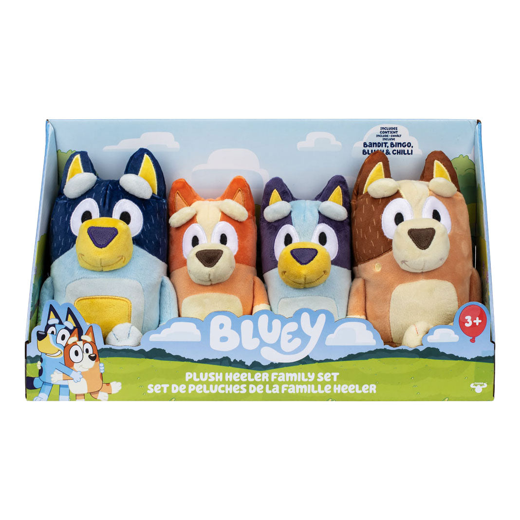 Set di peluche Moose Toys blu - 4 pezzi.