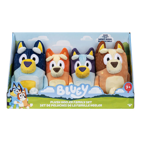 Set di peluche Moose Toys blu - 4 pezzi.