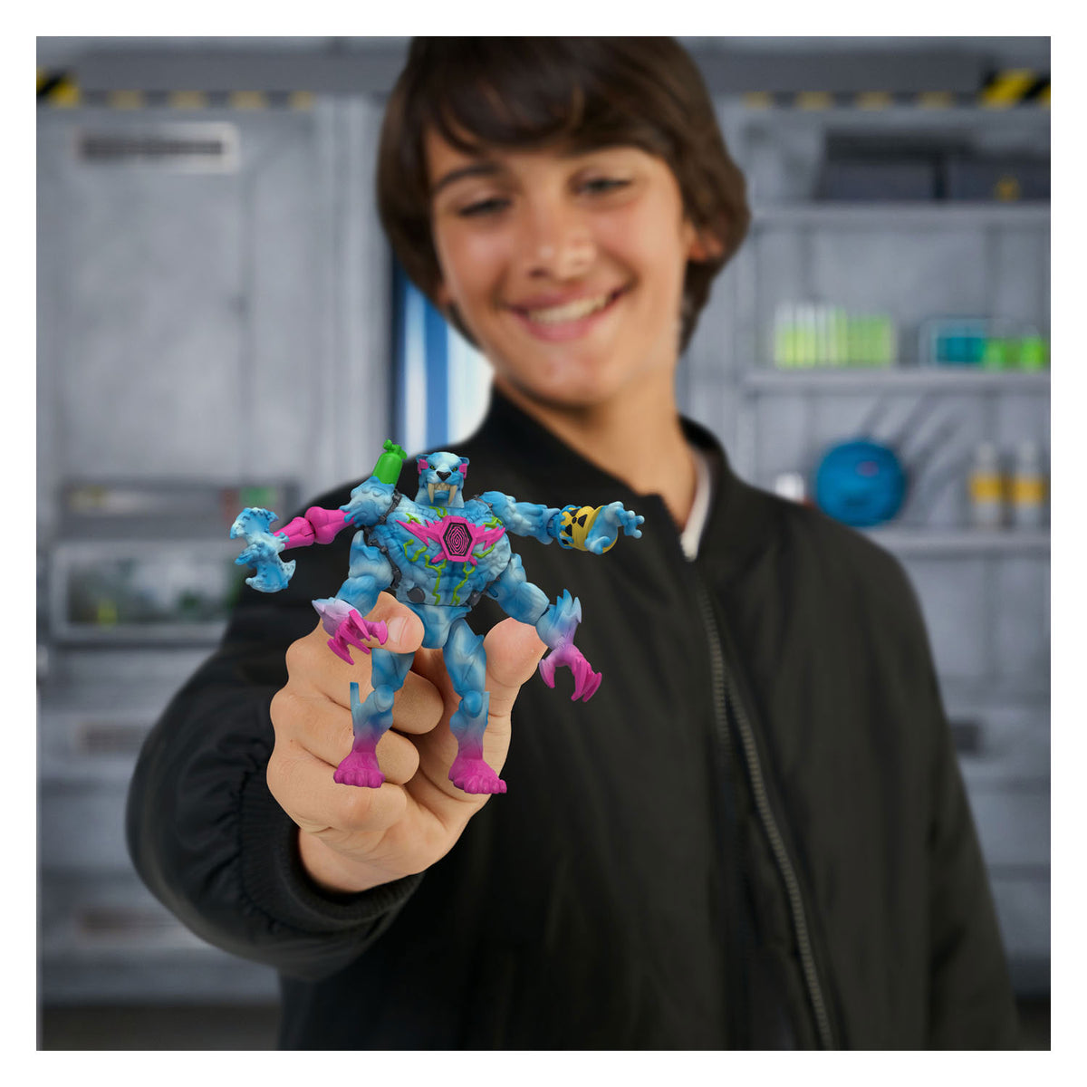 Action figure da laboratorio ibrido Hyper Fusion di Spectron mrbeast lab