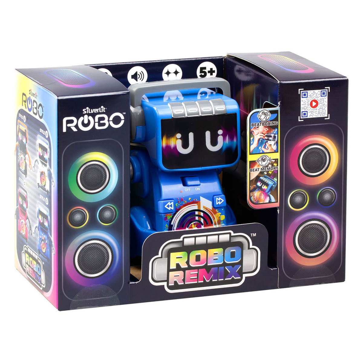 Silverlit robo remix robot danzante blu - con luce e suono