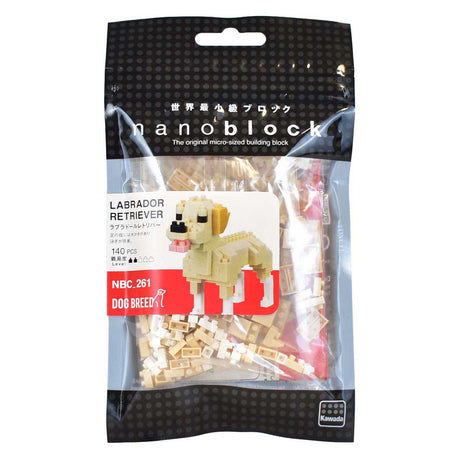 Nanoblock set da costruzione nanoblock labrador retriever - 140 pz.