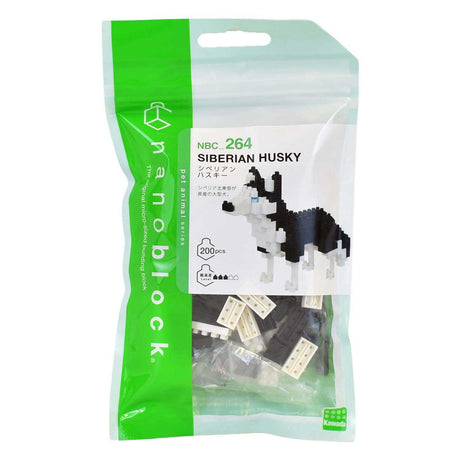 Nanoblock set da costruzione nanoblocco husky - 200 pezzi.