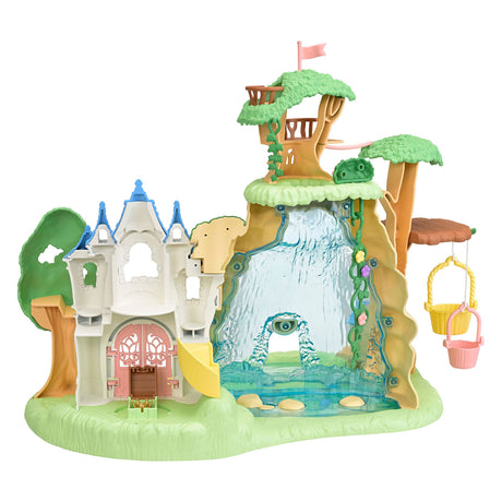 Sylvanian Families 5761 Set cascata della foresta segreta - Include 1 figura da gioco per bambino in morbido velluto