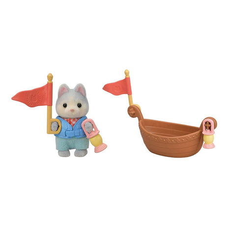 Sylvanian Families 5761 Set cascata della foresta segreta - Include 1 figura da gioco per bambino in morbido velluto