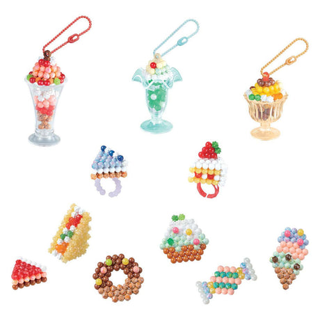 Set artigianale Aquabeads accessori dolci - set completo artigianale 700 perline in 31 colori