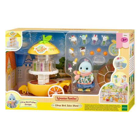 Famiglie Sylvanian 5861 rubinetto per limonata con uccello