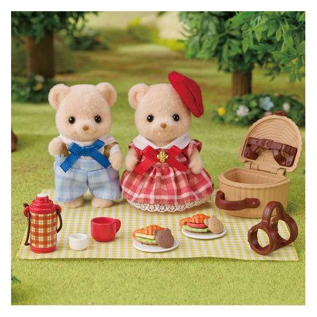 Sylvanian Families 5853 sorella e fratello di orsetti biscotto - set da picnic