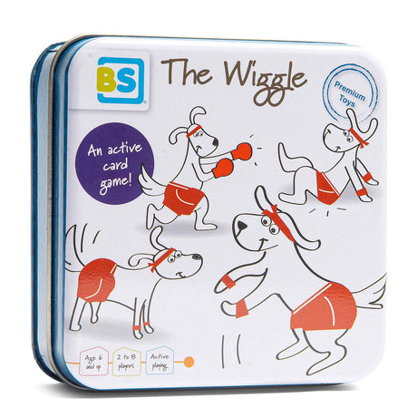 Bs gioca con il gioco di carte Wiggle