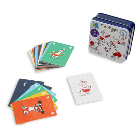 Bs gioca con il gioco di carte Wiggle