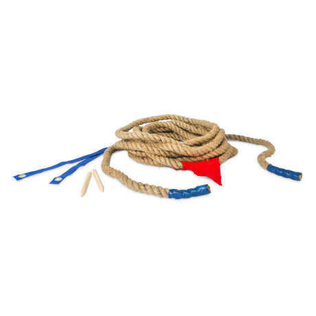 Bs Toys Tiro alla fune - Corda lunga 10 metri con custodia - Gioco sportivo all'aperto per bambini dai 6 anni