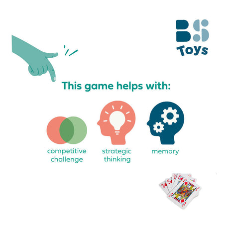 Bs Toys carte da gioco grandi, 54 pz.