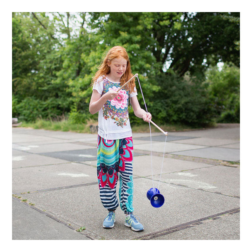 Diabolo Bs Toys con bastoncini blu