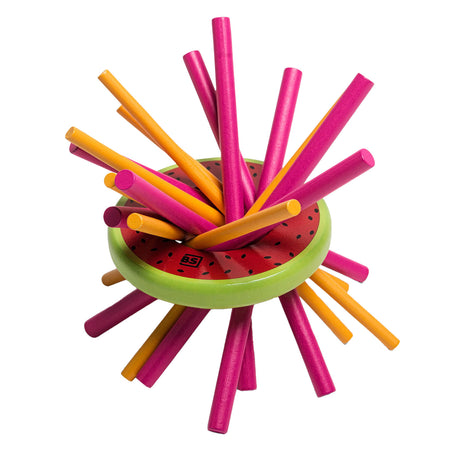 BS Toys Gioco in legno Mikado melone, 31 pezzi.