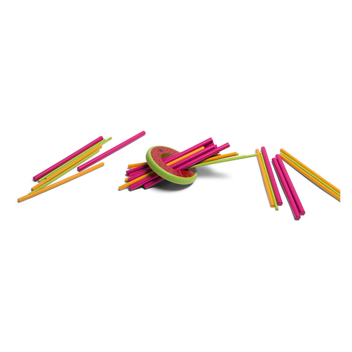 BS Toys Gioco in legno Mikado melone, 31 pezzi.