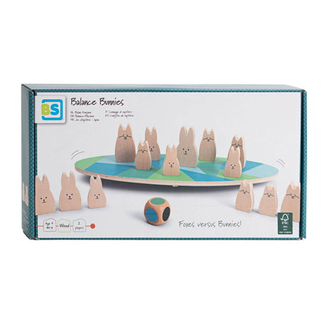 Bs giocattoli conigli gioco di equilibrio in legno