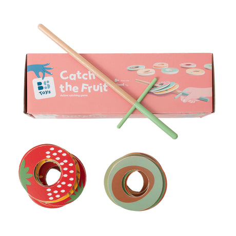 Bs Toys Cattura il gioco di cattura e lancio della frutta, 31 pz.