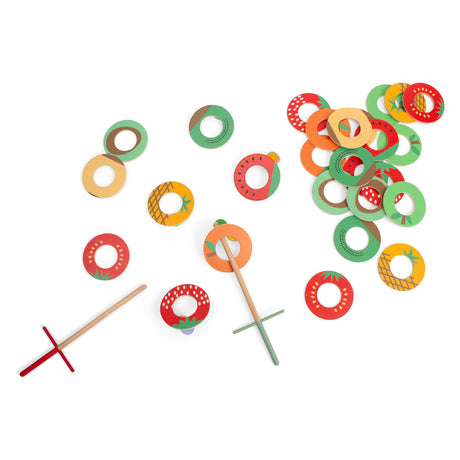 Bs Toys Cattura il gioco di cattura e lancio della frutta, 31 pz.