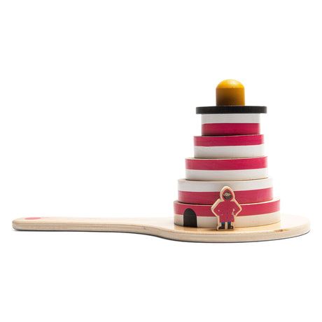Bs Toys staffetta faro bs - legno fsc - da 2 a 8 giocatori - gioco staffetta - gioco attivo