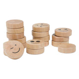 BS Toys Shuffleboard Bambini Famiglia – Shuffleboard in legno GA523 – Shuffleboard – Gioco per famiglie – 18 dischi – Regalo perfetto Sinterklaas – Gioco di Natale – Gioco da tavolo per grandi e piccini