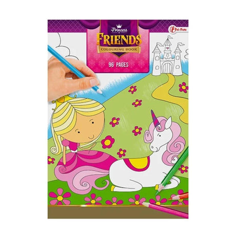 Toi-toys toi giocattoli amici principesse super libro da colorare 96 pagine