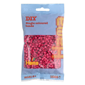 Perline termoadesive Hama midi - rosso caldo (029), 1000 pz.