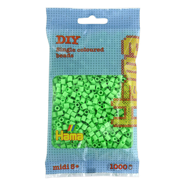 Perline termoadesive Hama midi - verde pastello (047), 1000 pz.