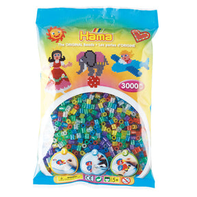 Perline termoadesive Hama midi - mix di glitter (201-54), 3000 pz.