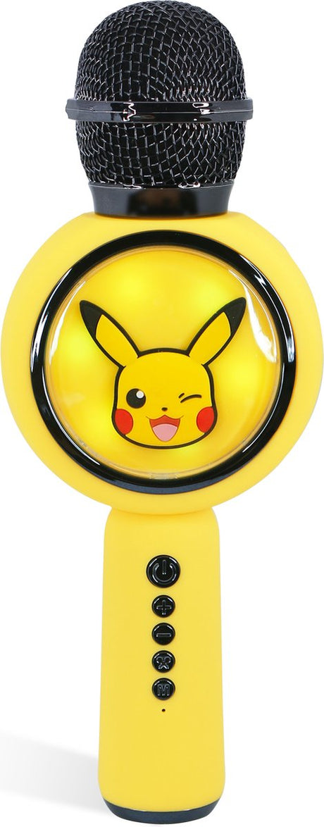 Pokemon OTL Technologies - microfono karaoke wireless per bambini - display LED illuminato - altoparlante - distorsione vocale