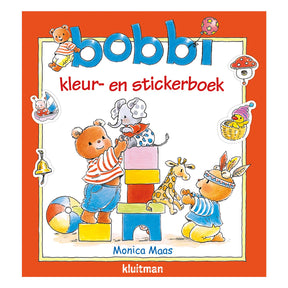 Libro da colorare e adesivi di Kluitman Bobbi