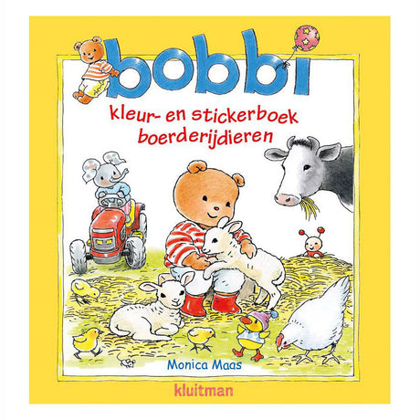 Libro da colorare e adesivi di Bobbi. fattoria 2+