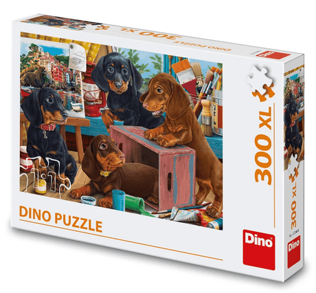 Dinotoys Puzzle Dino con cani allegri 300 pezzi