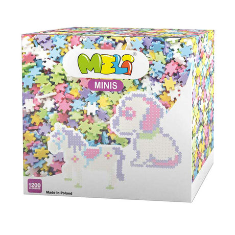 Mattoncini pastello K'nex meli minis, 1200 pz.