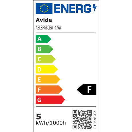 Lampada LED Avide filamento morbido 4,5w, attacco E27, 2700 kelvin, 400 lumen