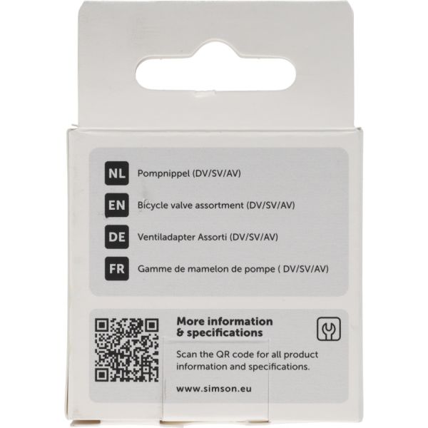 Assortimento di nippli per pompa Simson da 3 pezzi